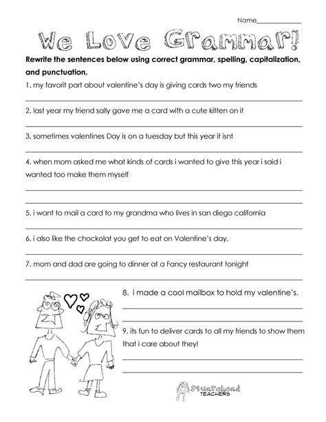 7+ Free Grammar Worksheets 5Th Grade | Grammar worksheets, Third grade ...