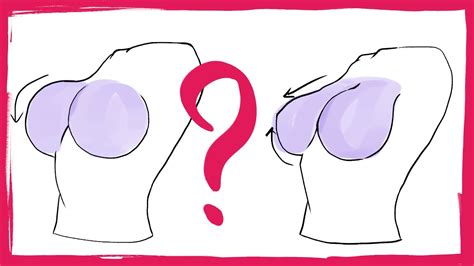 ⭕ Mini Tutorial - Right and Wrong 03 - How to Draw Boobs - YouTube