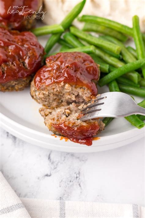 Mini Meatloaves Recipe - My Heavenly Recipes