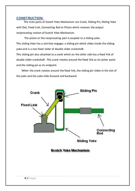 Project Motorized Scotch Yoke Mechanism | DOCX