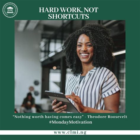 Success is never handed to us on a silver platter. It requires ...