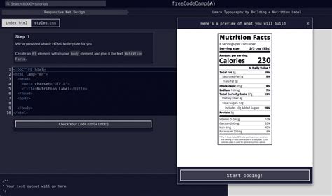 Image result for Freecodecamp HTML Certification