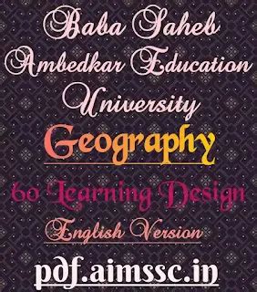 Geography English Version 60 Learning Design