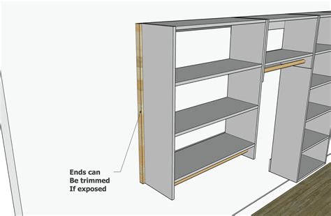 1x12 Easy to Build and Hang Modular Closet System - Free Plans with ...