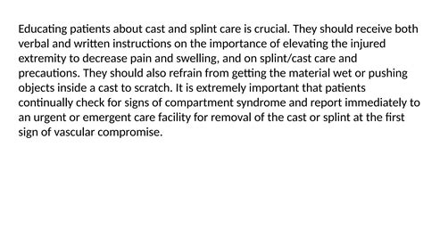 Types, definition of different CAST AND SPLINT- | PPTX