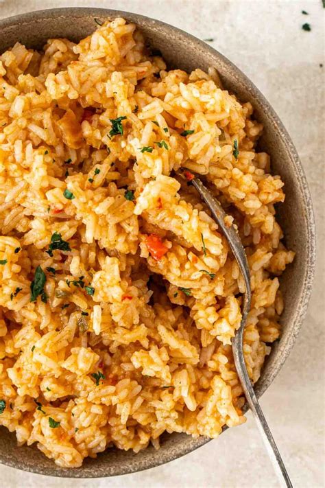 Rice Cooker Mexican Rice - Eight Forest Lane