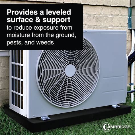 Cambridge Resources 38-in W x 3-in H Central Air Conditioner Condenser ...