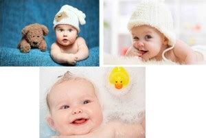 Cute Baby Wall Sticker Poster Combo|Baby Poster For Living room, Kids ...
