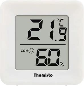Themisto TH-HT1 Digital Hygrometer Humidity and Temperature Test ...