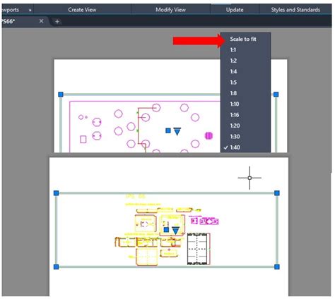 Create Circle Viewport AutoCAD 的图像结果