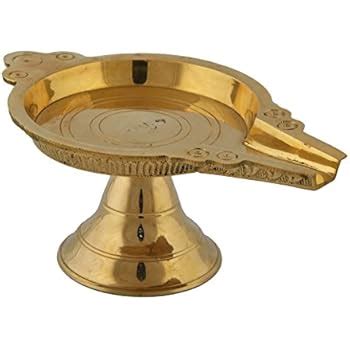 Buy Om Puja Articals Copper Abhishekam Stand (23 cm x 14 cm x 2 cm ...