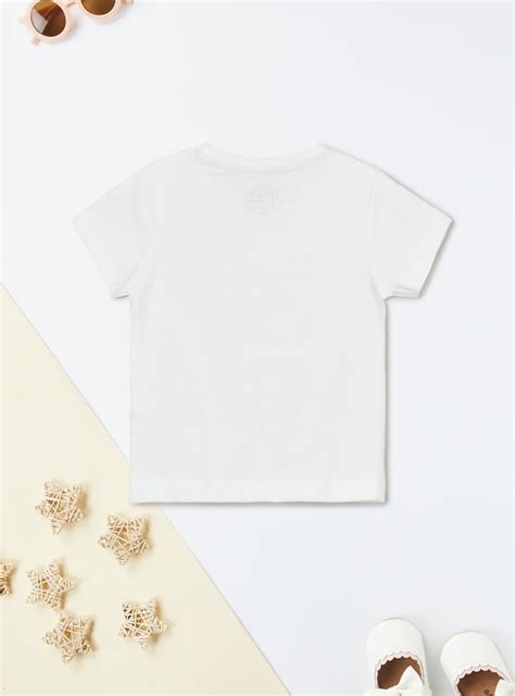 Buy Girls 3-Piece Printed T-shirt with Shorts Online at just Rs. 399.0 ...