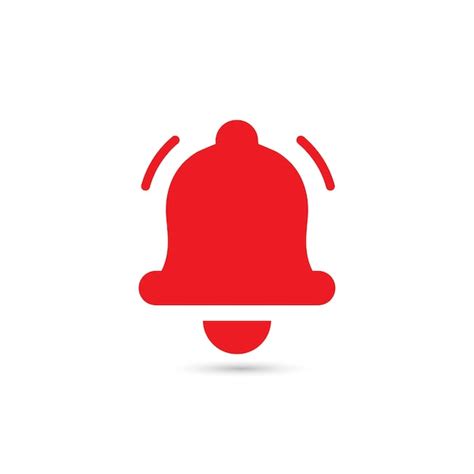 Botão de sino do youtube símbolo de notificação ícone de sino Modelo de ...