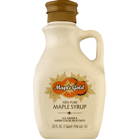 Maple Gold Maple Syrup, 100% Pure (32 fl oz) Delivery or Pickup Near Me ...