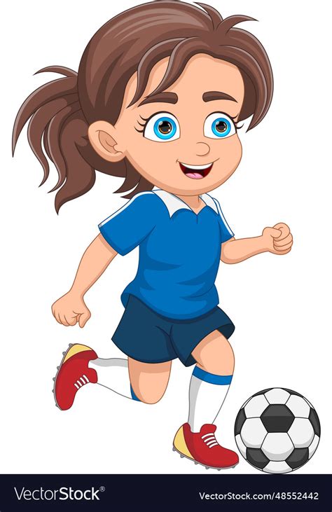 Girls Football Cartoon 的图像结果
