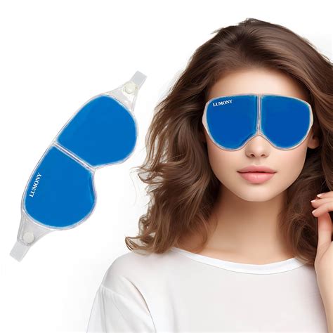 LUMONY® Eye Mask With Cooling Gel Eye Mask For Dark Circles,Dry Eyes ...