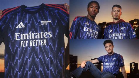 Arsenal throw it back to iconic 90s 'lightning bolt' strip as Gunners ...