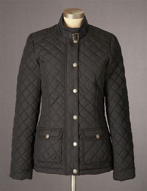 Quilted Jacket | Black quilted jacket, Womens jackets casual, Womens ...
