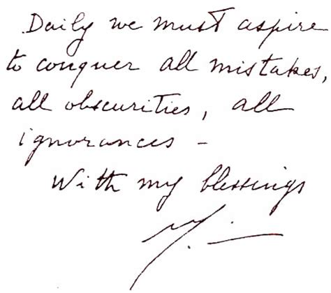 The Mother's handwritten messages in a sadhak's diary (1954)