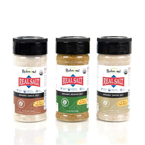 Buy Redmond Real Sea Salt - Natural Unrefined Organic Gluten Free ...