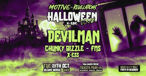 Bath 16+ Halloween Rave, Second Bridge Nightclub, Bath, 29 October 2024 ...