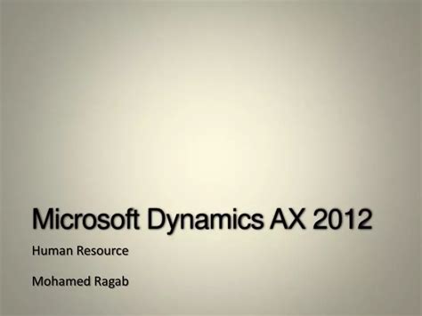 Image result for Microsoft Dynamics AX 2012 Tutorial