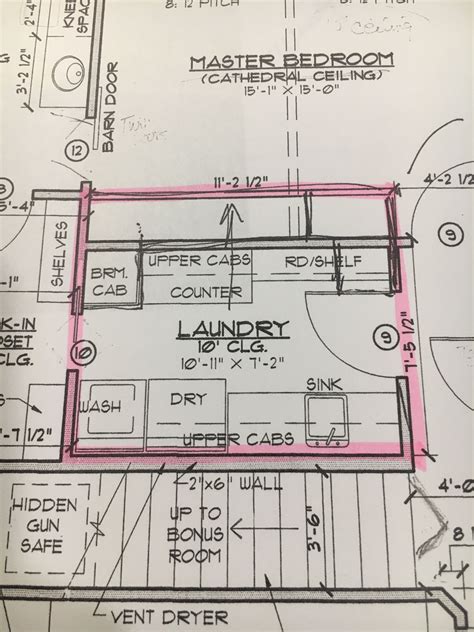 Laundry Room Floor Plan