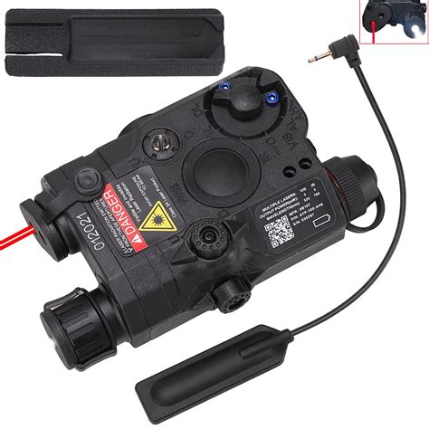 Buy Upgraded Airsoft PEQ 15 PEQ Box IR Laser with Visable Red Laser and ...