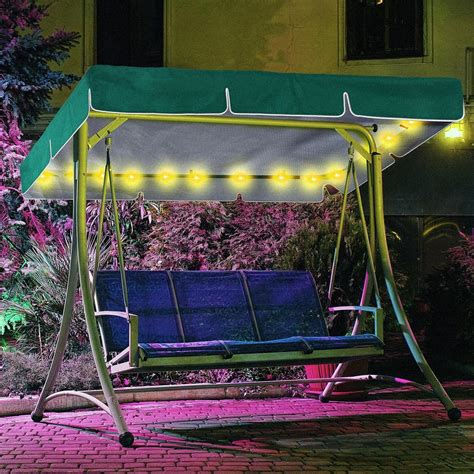 GliCraft LED Lighted Porch Swing Canopy Replacement India | Ubuy