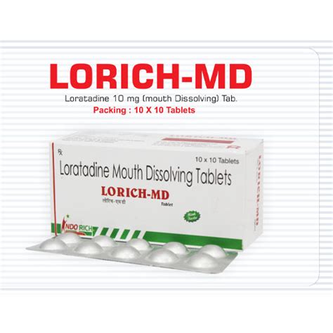 LORICH-MD Tablets Pharma Drugs Chemicals