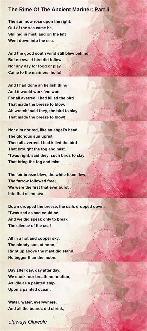 The Rime Of The Ancient Mariner Part 4