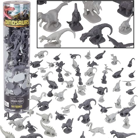 Buy SCS Direct Dinosaur Action Figure Playset - 64 pc Toy Collection ...