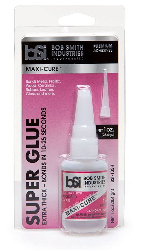 Bob Smith Industries BSI-135H Maxi Cure Super Glue, 1,500 cps, 1 oz ...