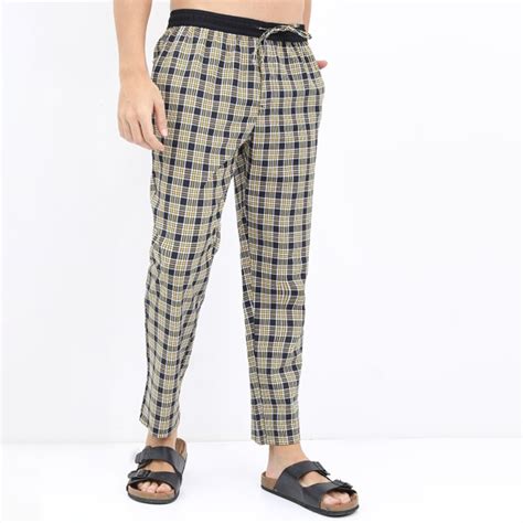 Men Checked Lounge Pants