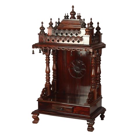 Wooden Temple for Home: Buy Wooden Pooja Mandir Online | Ragaarts