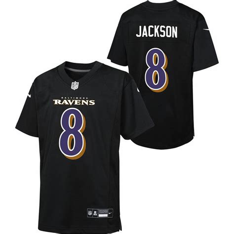 Nike Youth Baltimore Ravens Lamar Jackson #8 Fashion Game Jersey ...
