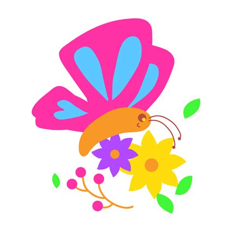 Free Cute Spring Clipart Template to Edit Online
