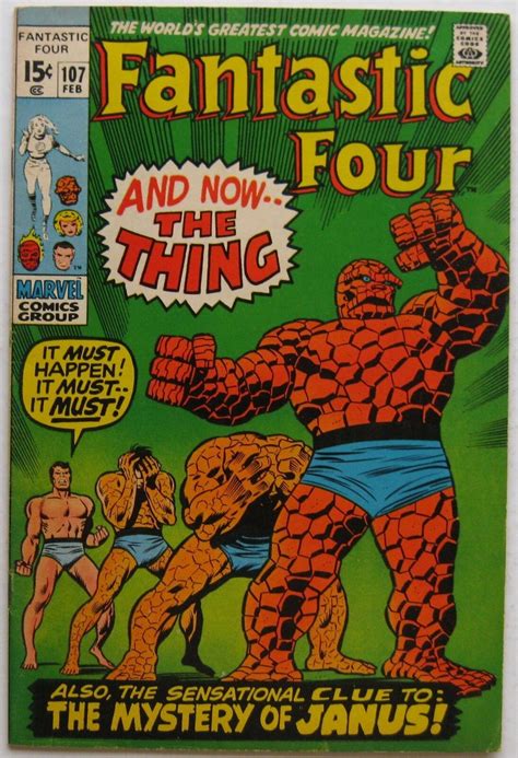 Fantastic Four The Thing Comic