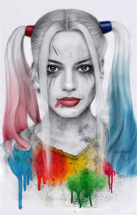 Harley Quinn Face Drawing at PaintingValley.com | Explore collection of ...