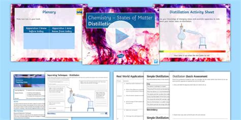 States of Matter Lesson 9: Distillation | KS3 | Beyond