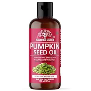 Buy Hollywood Secrets Organic Pure Pumpkin Seed Oil Hair growth Face ...