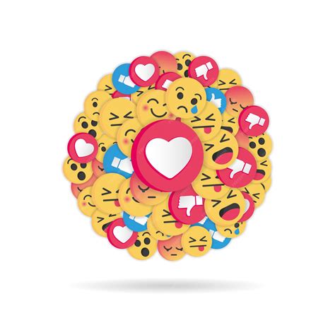 Premium Vector | Modern emoji design on white background
