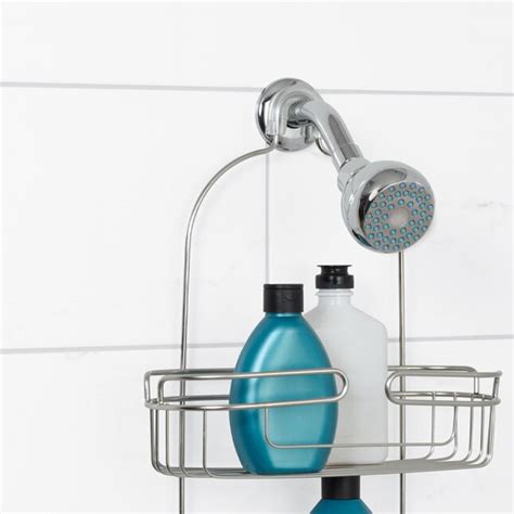 Zenith Stainless Steel Stainless Steel 3-Shelf Hanging Shower Caddy 11. ...