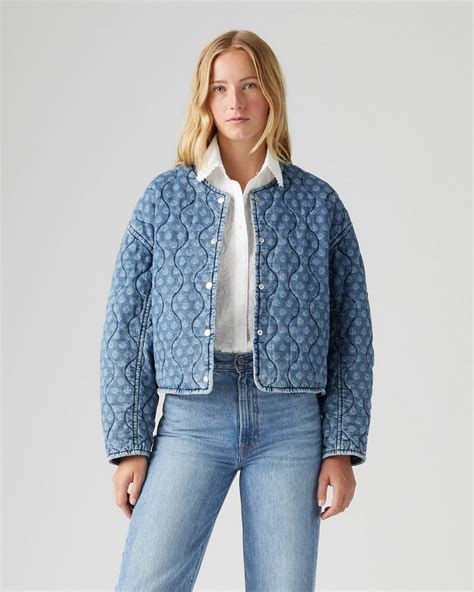 Rumer Quilted Liner Jacket - Blue | Levi's® FI
