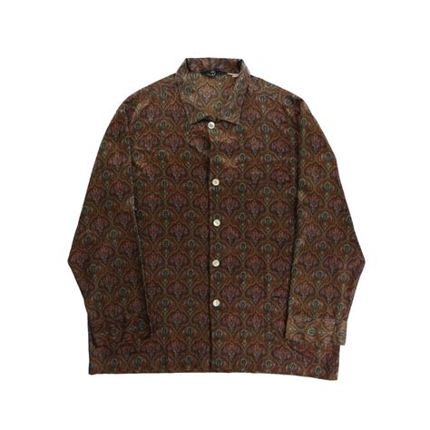 【OTSU】art pattern design pajamas shirt -8252- | cv