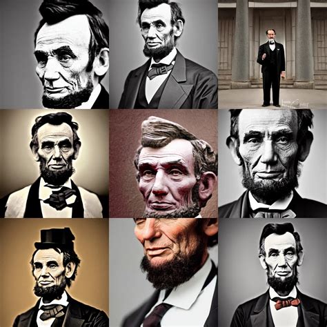 Abraham Lincoln Color Portrait