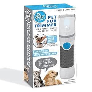 PawPerfect Pet Fur and Hair Trimmer by Bell+Howell Dog Hair Clippers ...