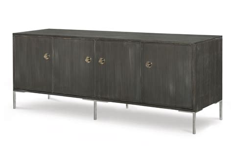 CR9-708 - Details I Four Door Low Media Console