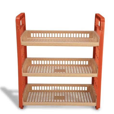Buy SAURA 3-Layer Multipurpose Utility Racks Kitchen Storage Easy ...