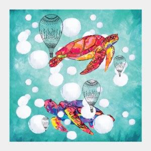 Deep Sea Swim | Lotta Farber Square Art | Artist: Gitanjali Sukumar ...